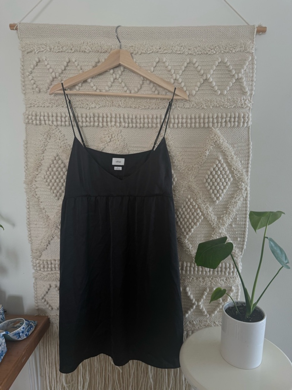 Aritzia LOVER SATIN MINI DRESS